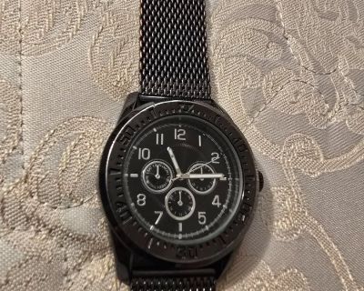 FS Large Stainless Steel Men's Watch -PRICE DROP