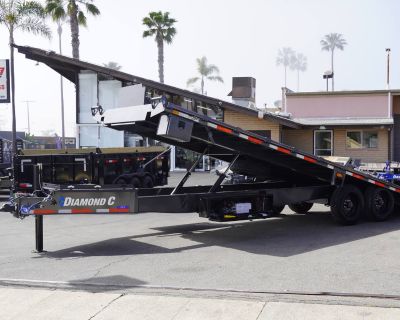 2026 Diamond C DET 26' 20K GVWR HEAVY DUTY TILT EQUIPMENT TRAILER With