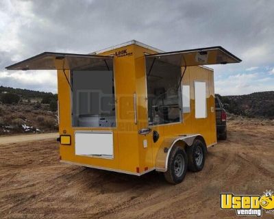 Like New 2023 - 7' x 12' Concession Trailer | Mobile Street Vending Unit
