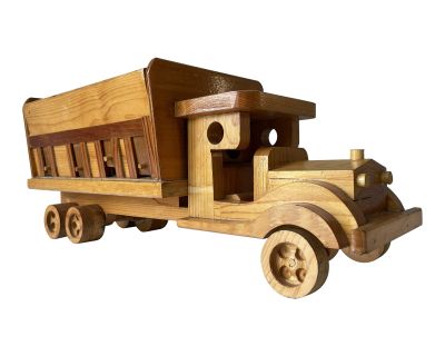 Arts & Crafts Hand Made Wood Truck