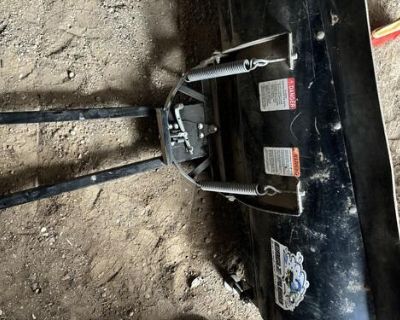 60 eagle snow plow for ATV. Comes with a mounting kit.