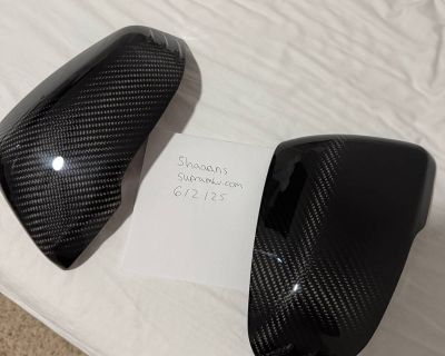 FS: Dinan Adhesive Carbon Fiber Mirror Caps