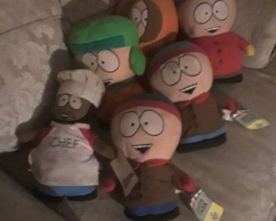 Complete set of South Park collectable dolls