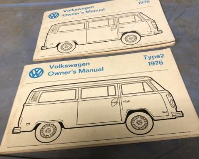 NOS VW Bus Owners Manual 1976