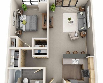 1 Bedroom 1.0 BA 850 ft Apartment for Rent in St Louis Park, Minnesota