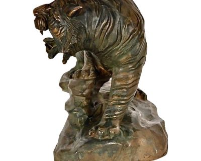 Bronze Bengal Tiger Sculpture