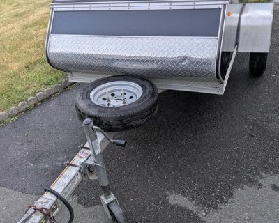 Mission 4x6 aluminum trailer for camping and cargo