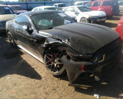 Salvage Black 2017 Ford Mustang