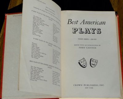 Best American Plays Third Series 1945-1951 by John Grassne
