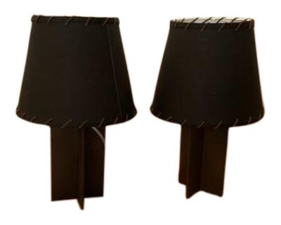 1950s Jean Michel Frank Crosillion Table Lamps - a Pair