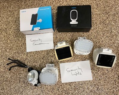 Security Cameras and Lights