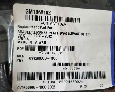 *NEW* 1988-2002 OBS Front License Plate Bracket