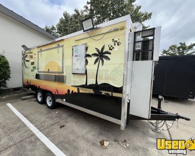 Like-New - 2022 8' x 20' Kitchen Food Concession Trailer with Pro-Fire Suppression