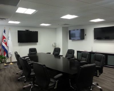 Small conference room which seats10 perfect for interviews, small meetings or small business presentations.. Small conference room which seats10 perfect for interviews, small meetings or small business presentations.