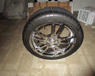 Custom 18" Rims With Tires & Lugs