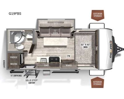 2021 Forest River Rockwood GEO PRO G19FBS