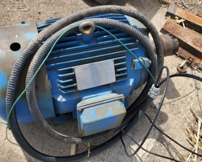 Electric motor 25 HP, 3 phase