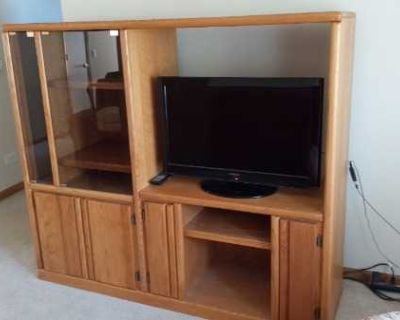 Oak Entertainment Unit