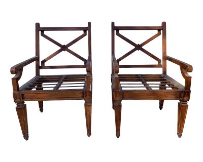 Vintage Aluminum Patio Chairs - A Pair