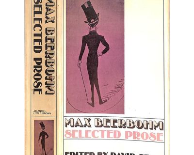 CECIL, David [edited by] [390] pp. Little, Brown and Company First American Edition 1970 7 3/4" x 5 1/8" Sir Henry Maximilian Beerbohm (24 August 1872 20 May 1956) was an English essayist, parodist and caricaturist under the signature Max. He first became known in the 1890s as a dandy and a humorist. He was the drama critic for the Saturday Review from 1898 until 1910, when he relocated to Rapa...