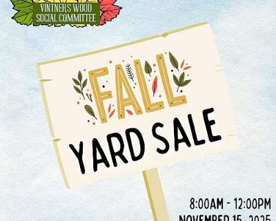YARD SALE - Part of the Vintner's Wood Neighborhood Sale