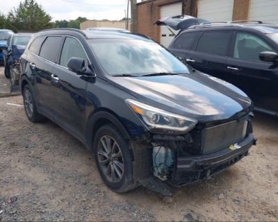 Salvage Black 2019 Hyundai Santa Fe Xl Se