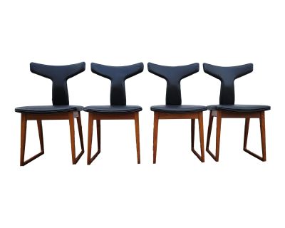 1960s Mid Century Sibast Teak Dining Chairs -Set of 4