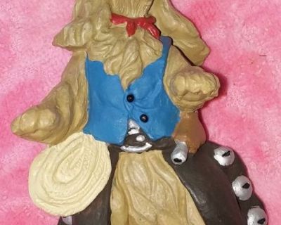 Cocker Spaniel Cowboy Figurine