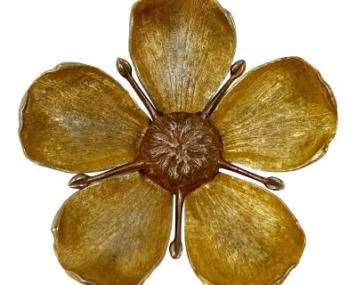 Vintage Leonard Silverplate Lotus Bowl