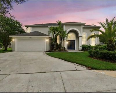 16003 Ridley Pl. Welcome to 16003 Ridley Place, a beautiful 4-bedroom, 3.5-bath POOL and SPA home located in a cul-de-sac in the highly desirable, gated community of Tampa Palms. This is a NO PET home. Brand new flooring, new HVAC unit, new pool surface and pool equipment. This spacious residence offers nearly 2, 600 square feet of elegant living space designed for comfort and style. The open f...