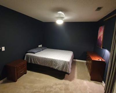 Available on: now. Unfurnished. Pet friendly. Parking available * Internet included * Dog friendly. Property sits in a cul de sac in the middle of a safe and quiet neighborhood. New Hvac system installed. Updated toilet and faucets in the Bathroom. Fresh carpet and paint in the Bedrooms. Furnished living room with fireplace. Additional refrigerator in the garage. Large fenced in dog friendly ba...