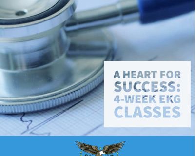 EKG
As the population ages, the demand for EKG technicians increases with an over 20% expected growth in the next decade. As an EKG Technician you will work in either a hospital, physician's office or laboratory to diagnose and assess medical conditions.

E&S Academy's 90 hour course will provide you with the knowledge to begin employ in the medical field without entering into more technical sk...