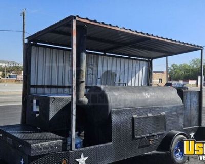 2022 7.5' x 12' Barbecue Food Trailer | Food Concession Trailer