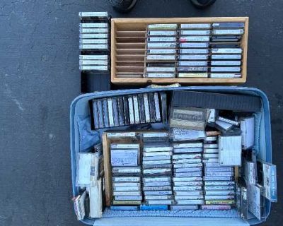 Large cassette music collection