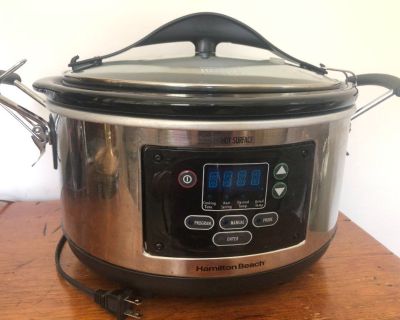 New Hamilton Beach 8 Quart Slow Cooker Crock Pot - appliances - by owner -  sale - craigslist