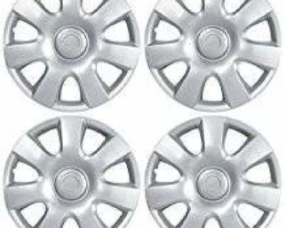 SILVER WHEEL COVERS NEW 15" for steel rims