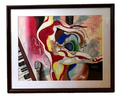 “Musical Glory” by Mark Scott, 2007, Oil Painting, Framed