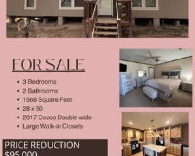 3 Bedroom 2BA Living Area 1586 ft Manufactured Home For Sale in SOMERSET, TX