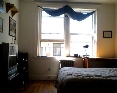 Hello Potential Subletter,
I will be moving out of my apartment in May to pursue a new job. I am looking to sublet my room for at least three months during the period May 1- August 31, 2014.
The Apartment is located at 45 Ashford Street, Allston MA. The apartment is close to the Green line and 57 Bus route.
I am subletting an 18X18' bedroom in a two bedroom apartment. The apartment has heat/...