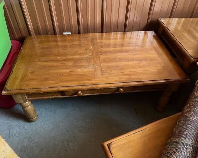 Wood Living room table set