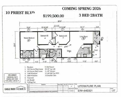 3 Bedroom 2BA 1200 ft Mobile Home For Rent in Rio Grande, NJ