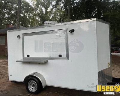 2019 6' x 12' Wow Cargo Food Concession Trailer Mobile Vending Unit