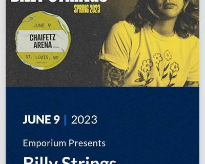 Concert tickets to Billy Strings in St. Louis