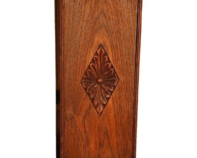Antique American Hand Carved Oak Wall Art