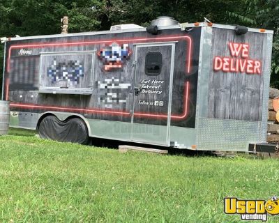 2017 8.5' x 20' Freedom Kitchen Food Trailer | Food Concession Trailer