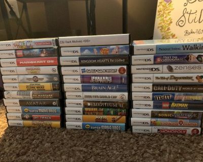 Collection of Nintendo DS games