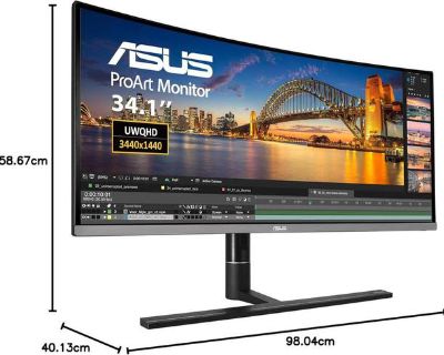 BRAND NEW ASUS ProArt PA34VC 34" Curved Monitor UWQHD 100Hz, Thunderbolt 3