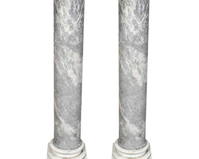 Pair of George III Marble Pedestals