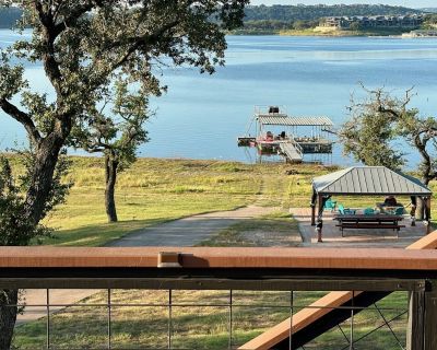 Avg / night: $262. Waterfront home w/open layout kitchen, lg deck, W/D, Private dock with kayaks, | Located in Lago Vista, TX | 5.0 Stars | 2 Bed, 2 Bath | No Pets. No pets. Max 6 guests. A close neighbor to Austin, this Lago Vista waterfront cottage is equipped with all of your favorite amenities! Bright and modernly updated, the interior boasts an open-concept layout overlooking picturesque v...