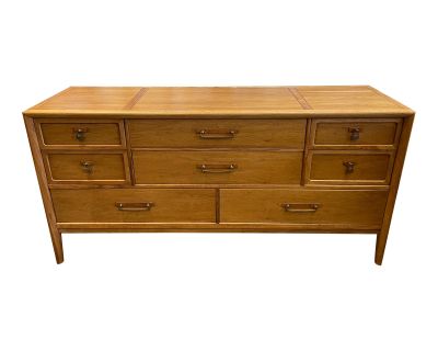 MCM "Meridian" 8 Drawer Walnut Dresser/Credenza by Drexel - Newly Refinished